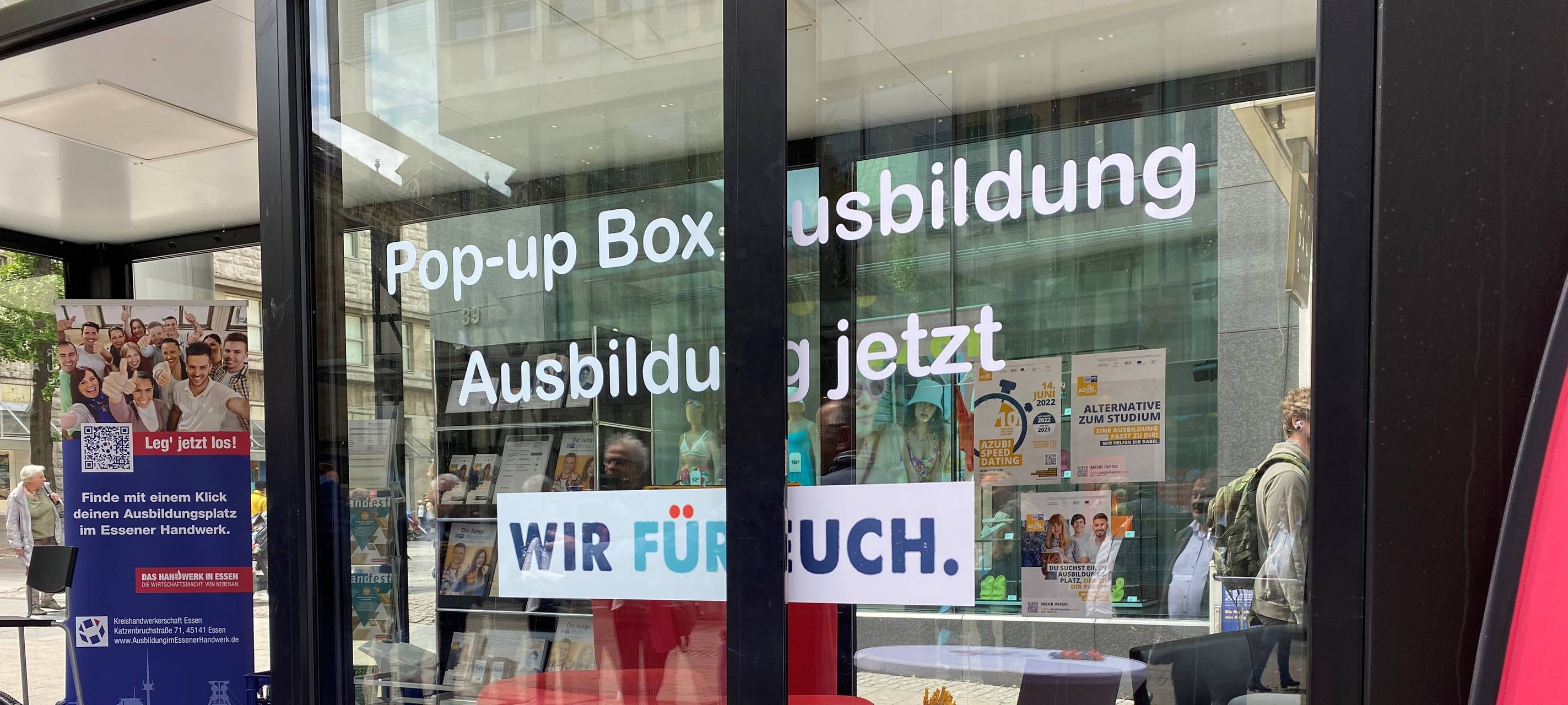 Ausbildungsberatung in Essen - direkt in der Fußgängerzone