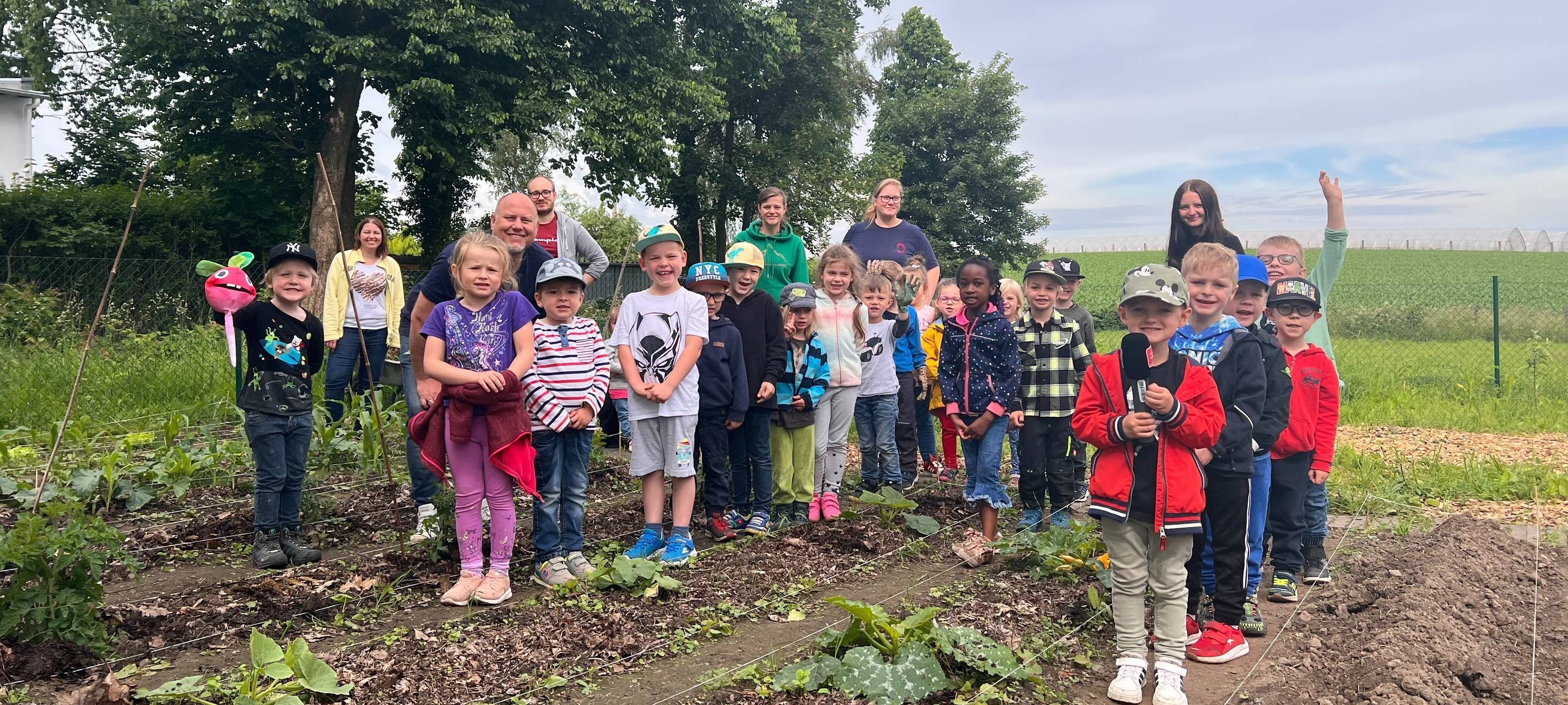 Acker-KiTa in Essen: Kinder bauen Gemüse an - Ein Herzensprojekt