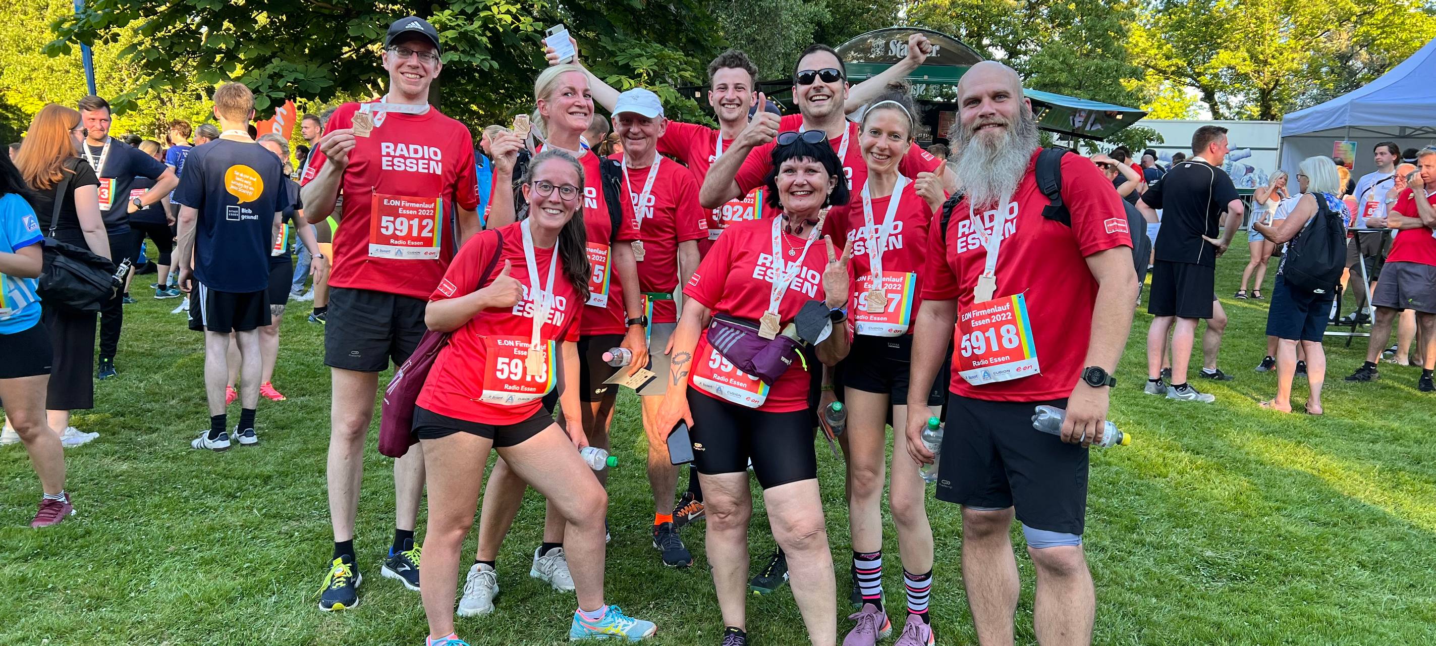 Essen: Gute Stimmung beim Firmenlauf 2022