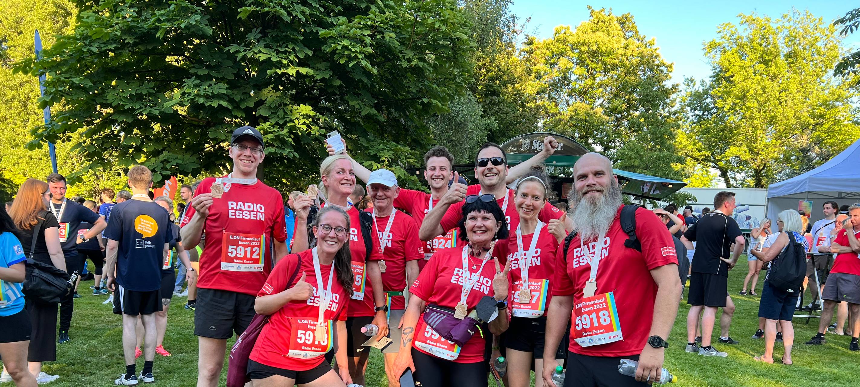 Essen: Gute Stimmung beim Firmenlauf 2022