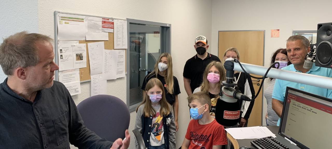 Familienführung bei Radio Essen