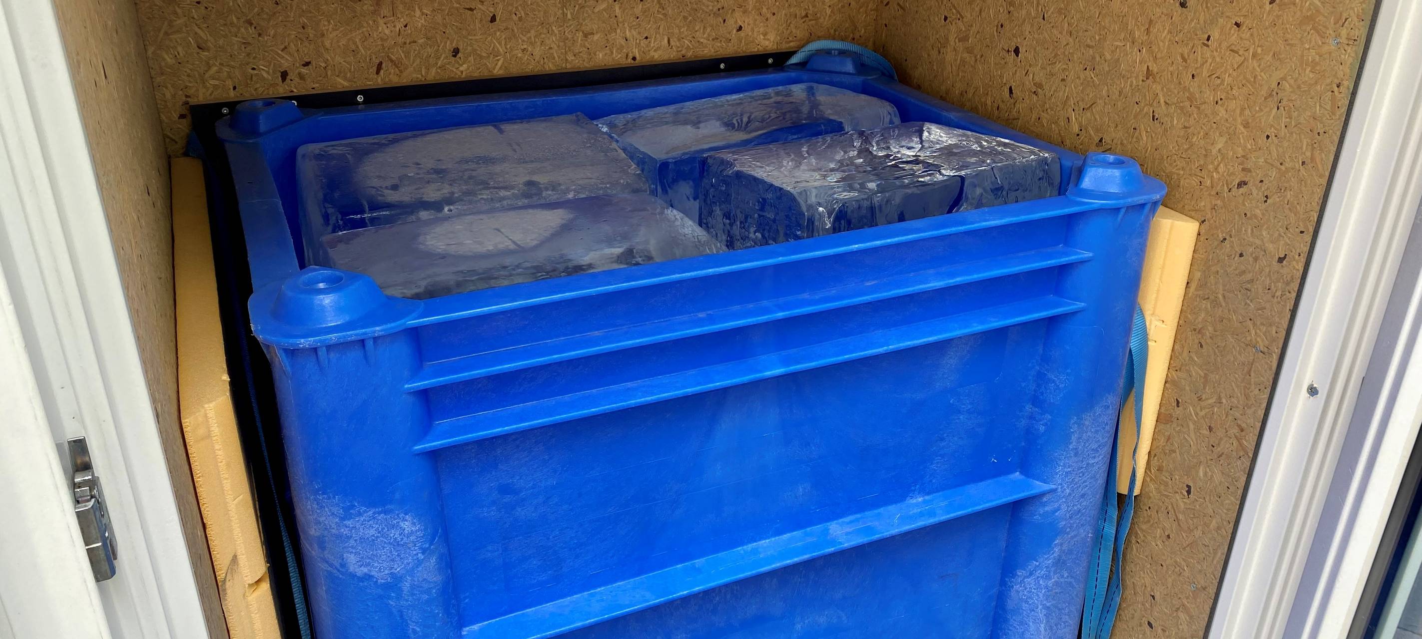 Essen: Eisblockwette im Eltingviertel