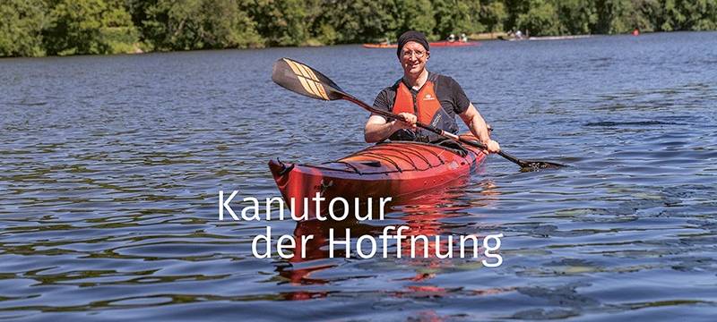 #kanutourderhoffnung: Präses der evangelischen Kirche paddelt auf der Ruhr