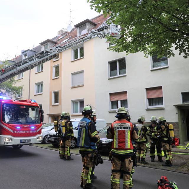 Kellerbrand in Essen-Holsterhausen in der Bunsenstraße 2022
