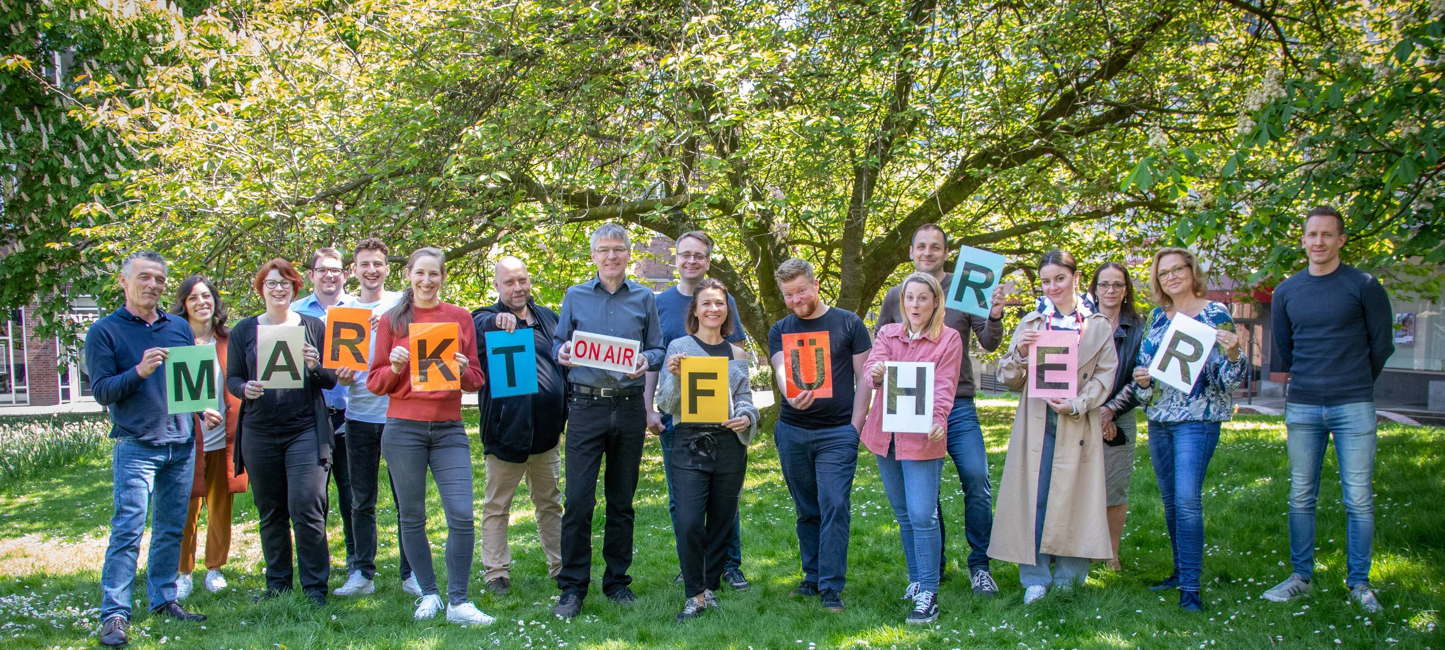 Die Radio Essen-Redaktion freut sich, weiter Marktführer zu sein.