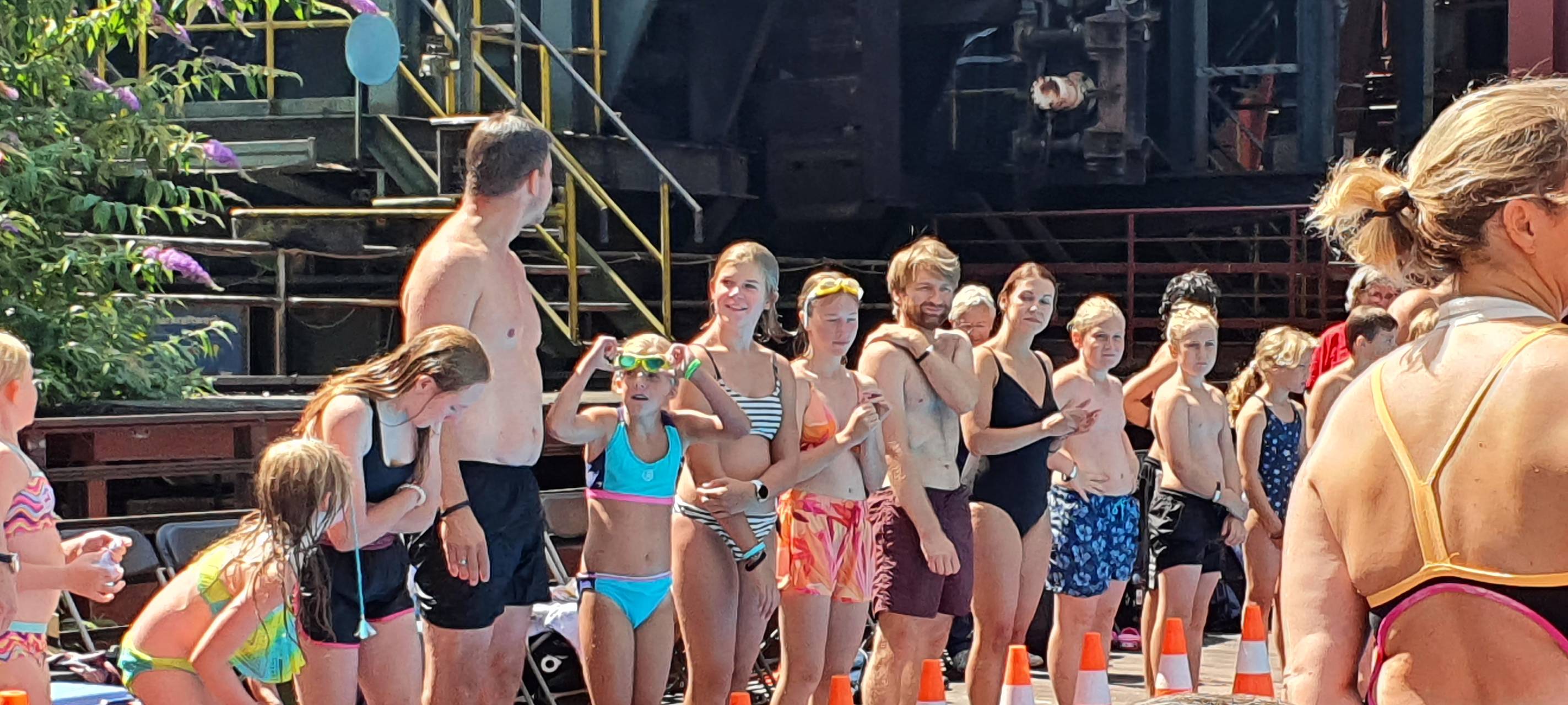 So war der Arschbombencontest in Essen