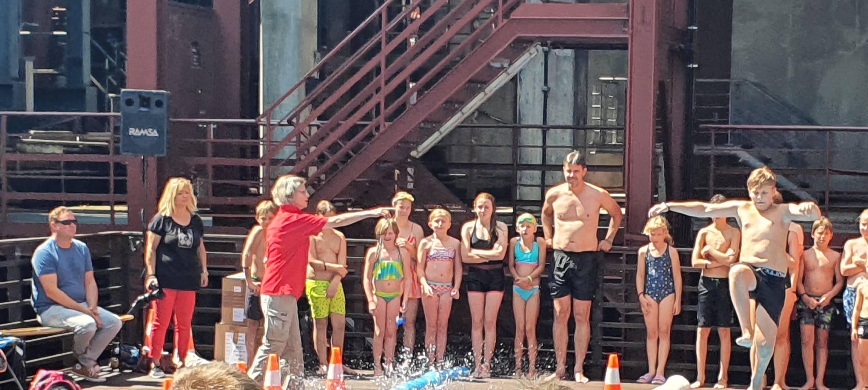 So war der Arschbombencontest in Essen