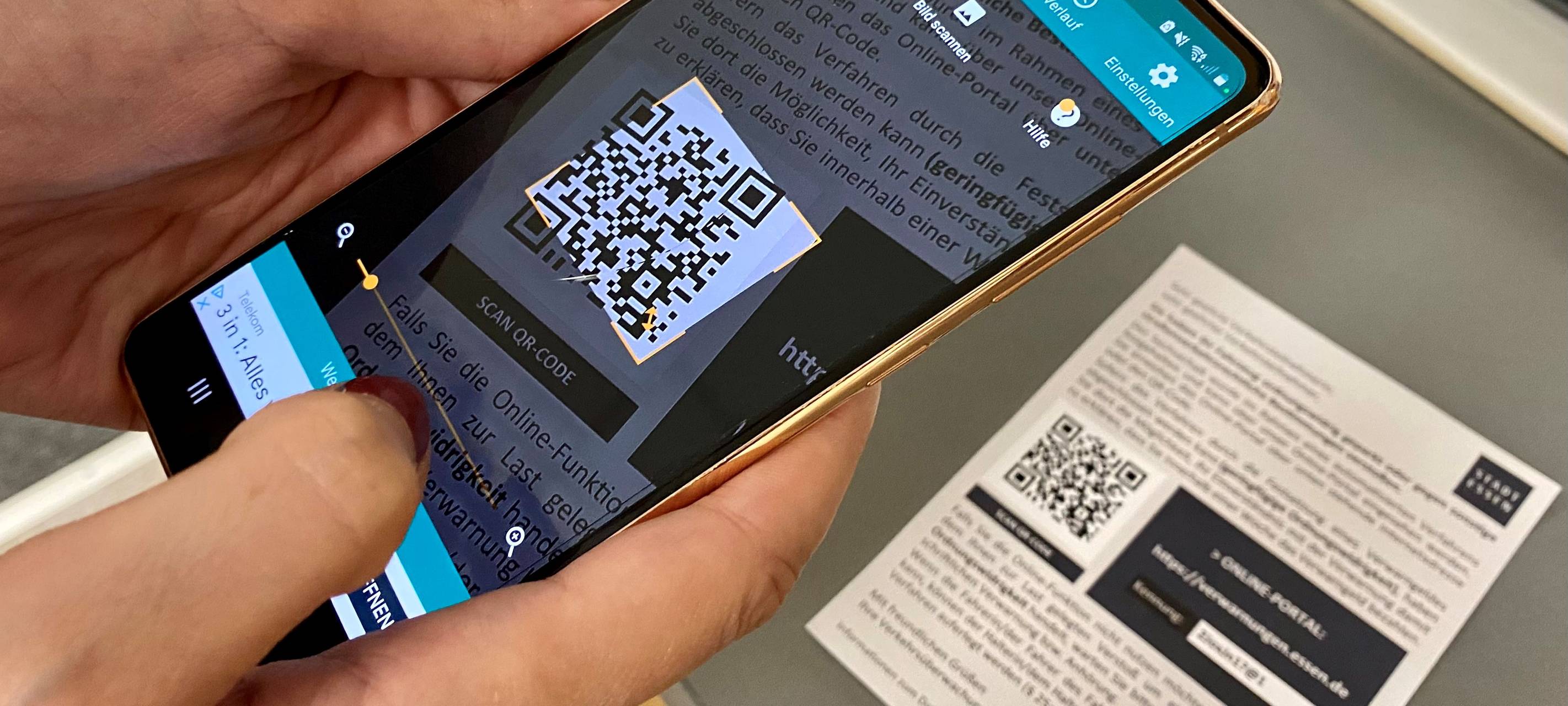 Radio Essen hat die neuen digitalen Strafzettel getestet.