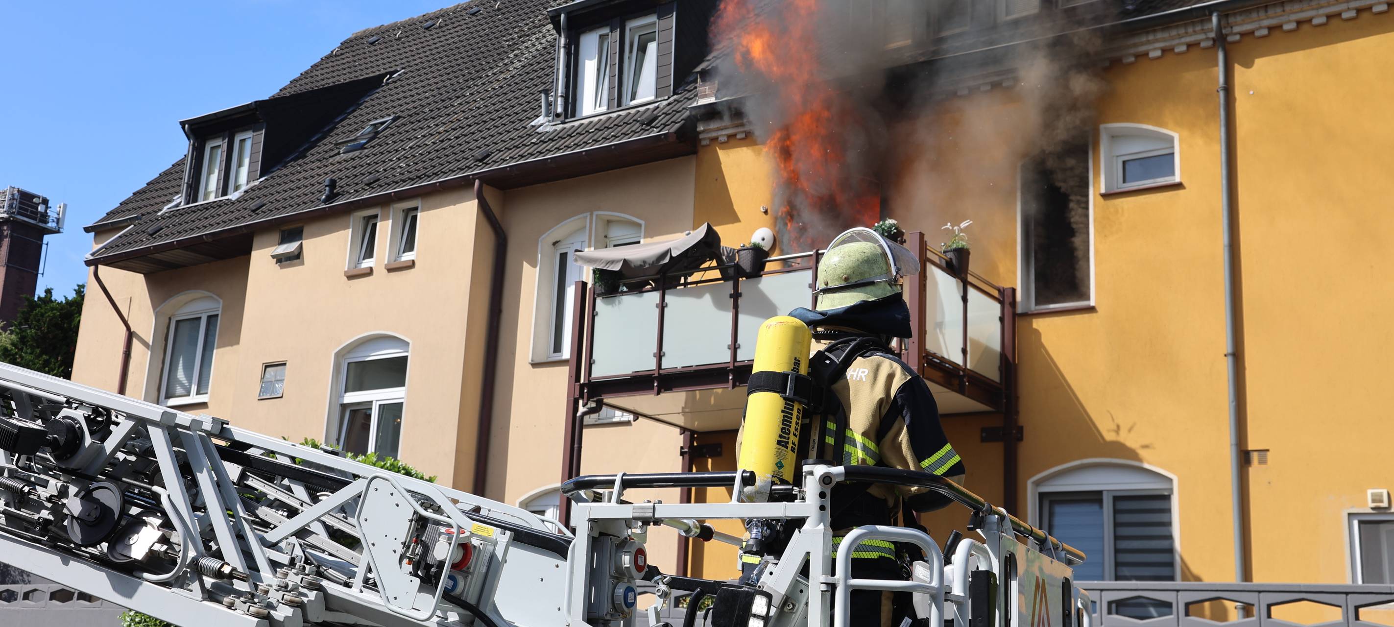 Feuerwehr in Essen: Brände in zwei Stadtteilen