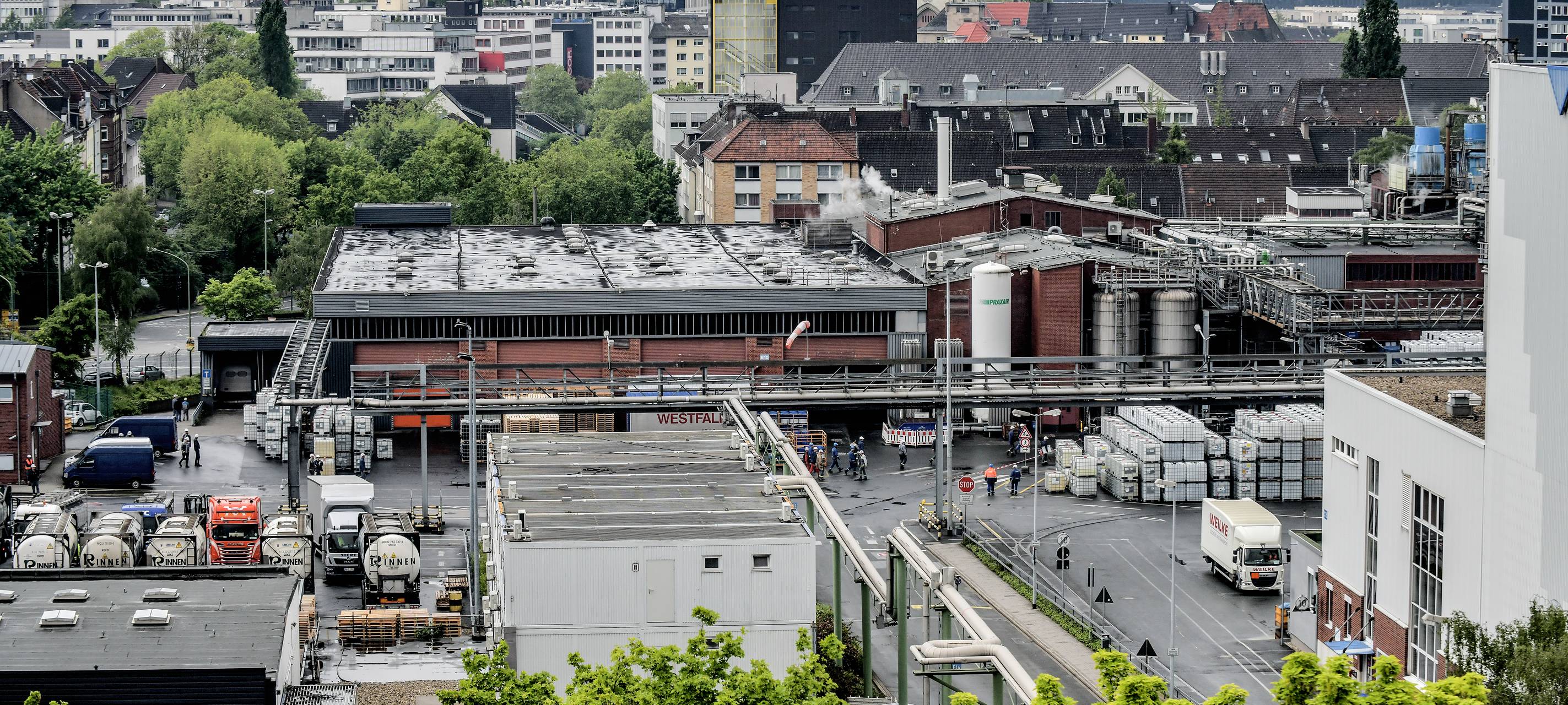 Das Evonik-Gelände im Ostviertel von Essen