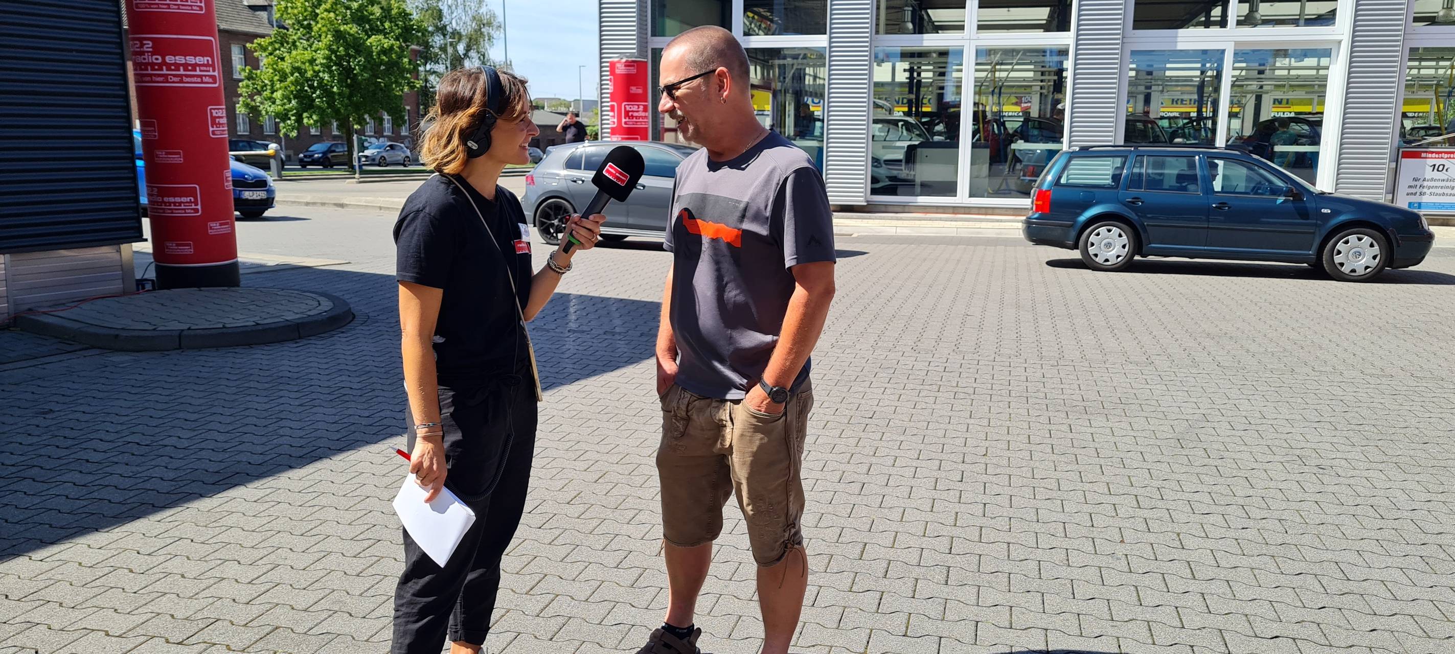 Bernd ist das erste Mitglied im Radio Essen-Verkehrsmelderclub