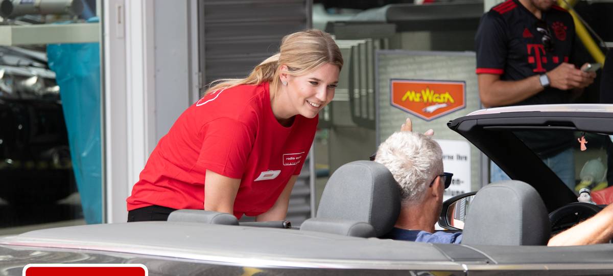 Der Radio Essen-Verkehrsmeldertag 2022 mit Gratis-Autowäsche: Bilder, Geschichten & viel Spaß