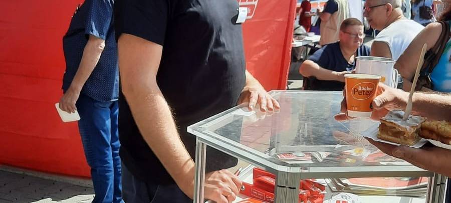 Christian Bannier beim Radio Essen-Verkehrsmeldertag 2022