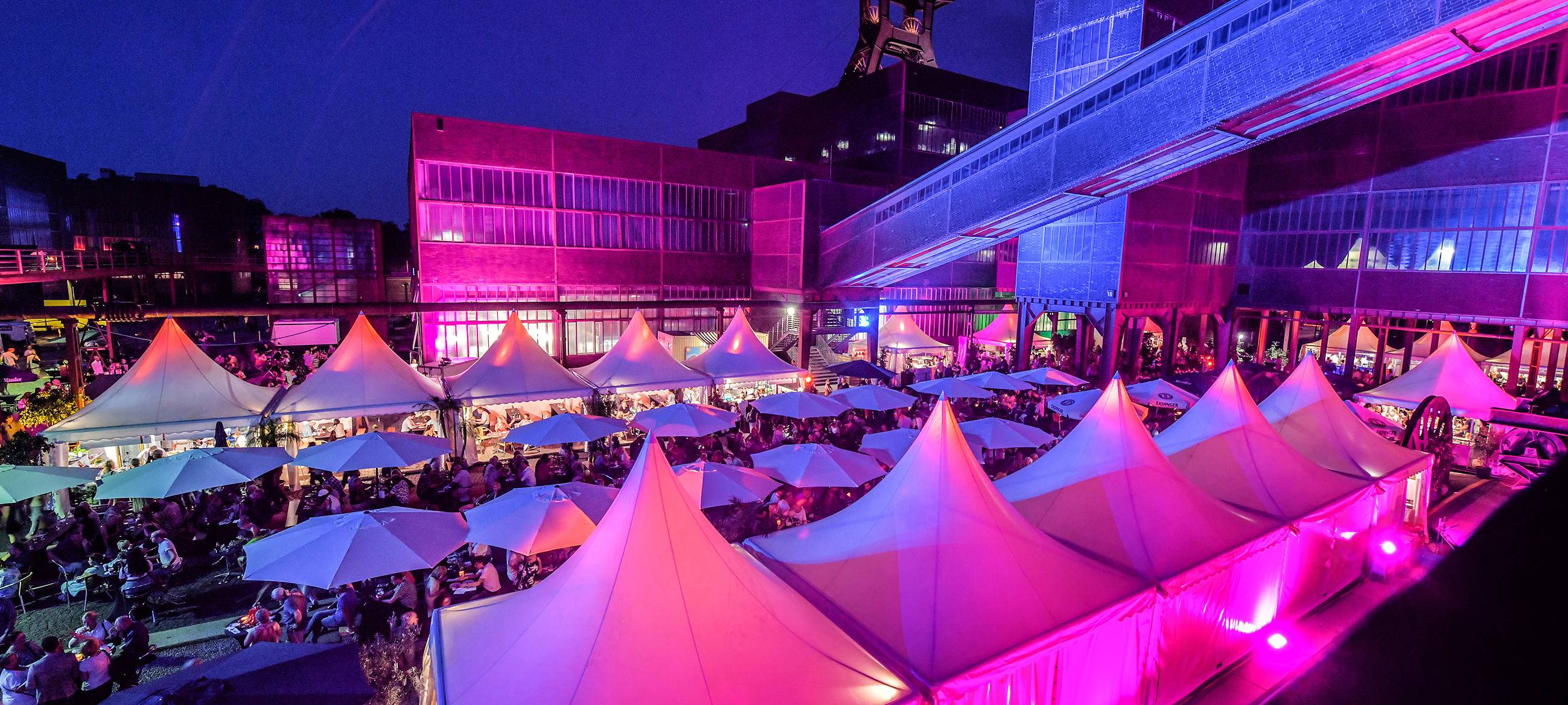 Bergmann aus Essen und die Gourmetmeile auf Zollverein