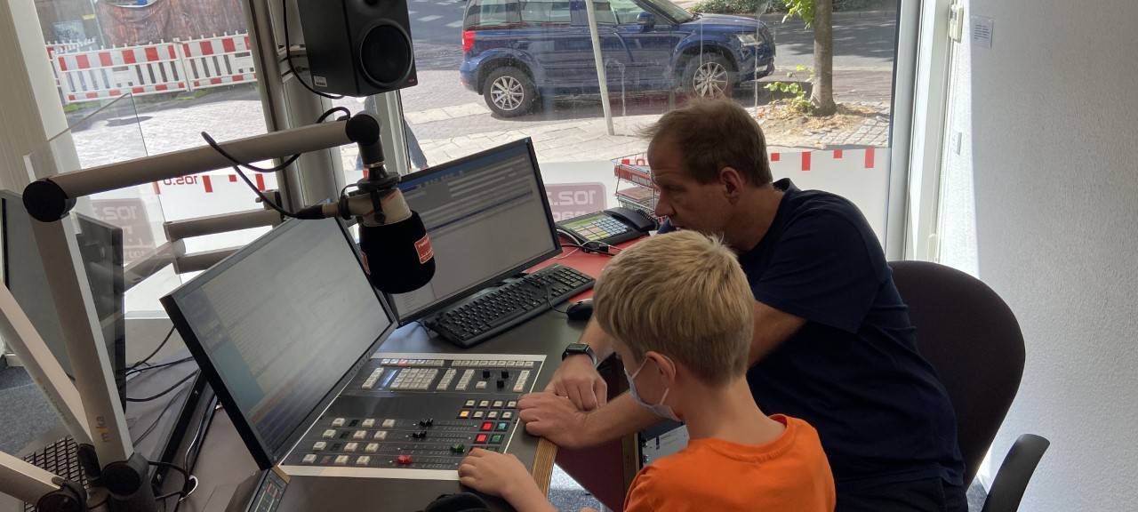 Familienführung bei Radio Essen
