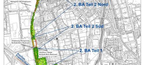 Plan für Grünzug Zangenstraße zwischen Essen-Innenstadt und Altenessen