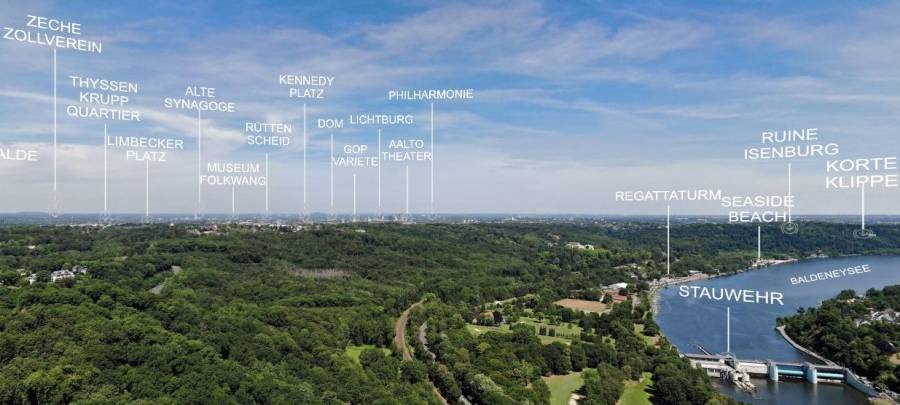 360-Grad-Aufnahmen von Essen: Sehenswürdigkeiten der Stadt digital entdecken