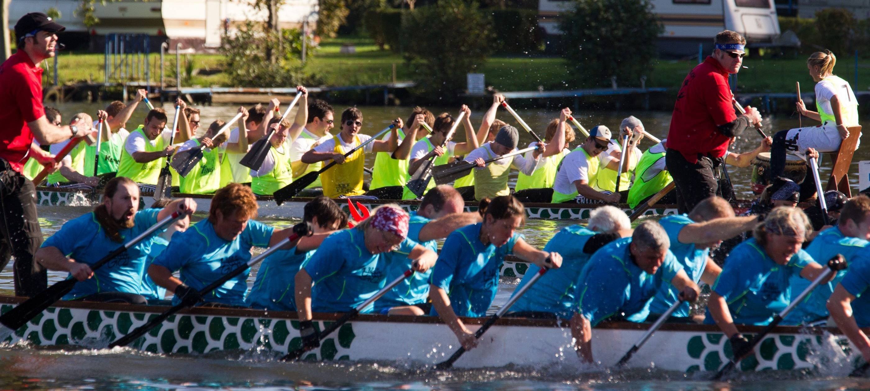 Drachenboot-Festival in Essen: Boots-Rennen auf dem Baldeneysee