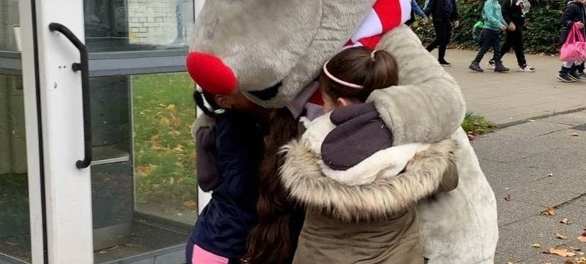 Radio Essen-Verkehrssicherheitsaktion: Wir kommen mit unserem Elch Emil zu Euch