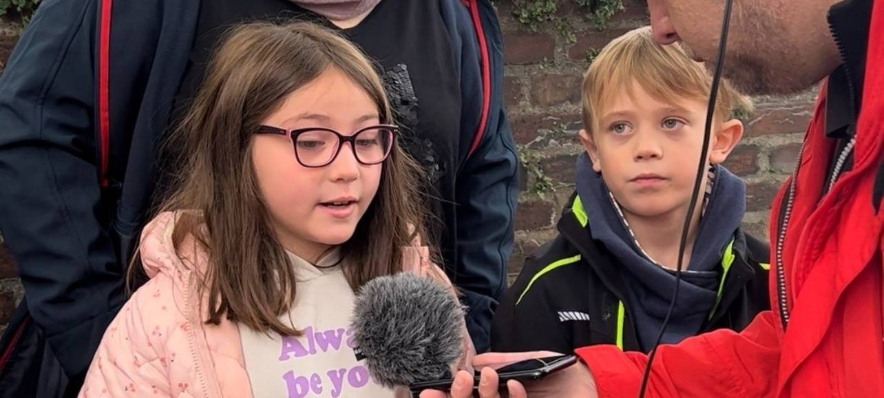 Radio Essen-Verkehrssicherheitsaktion: Wir kommen mit unserem Elch Emil zu Euch