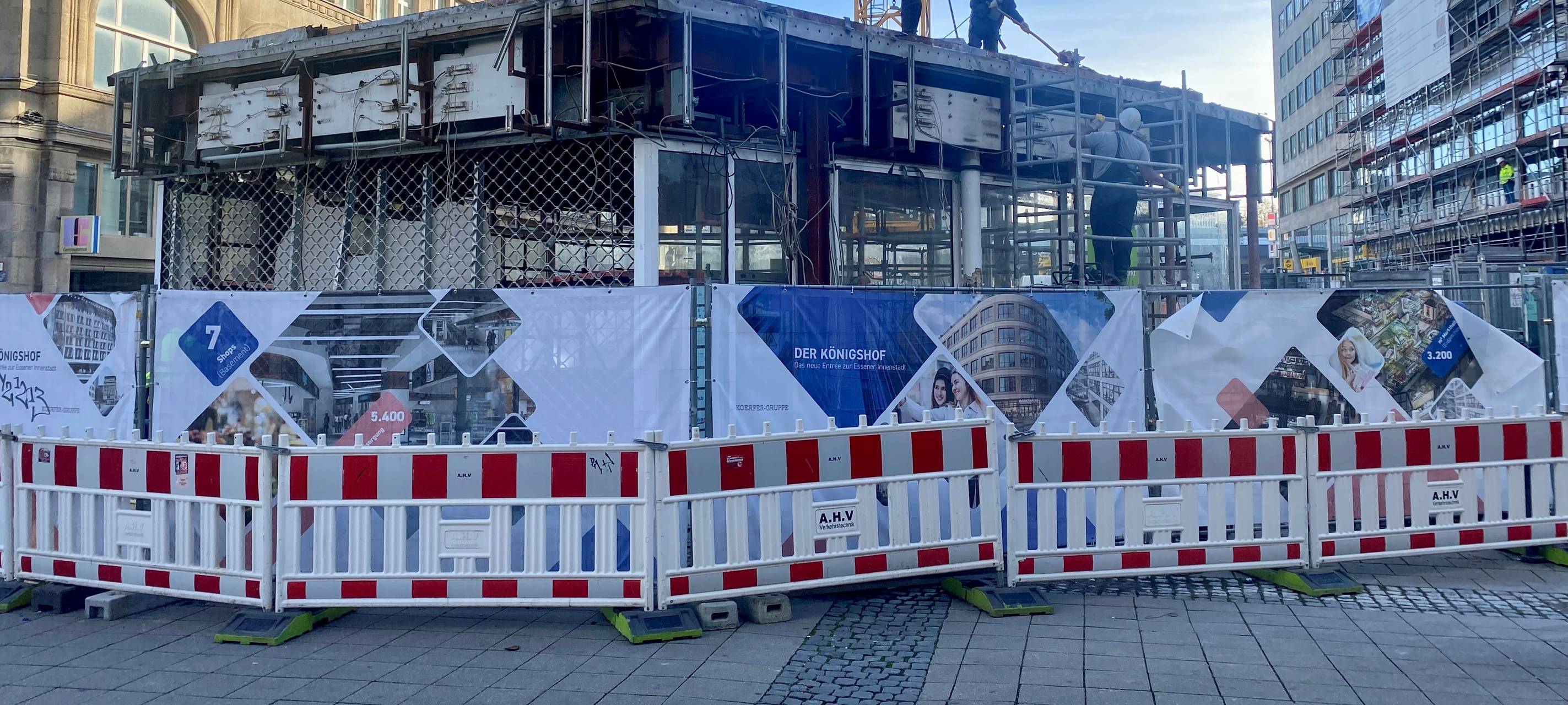 Pavillon in Essen wird jetzt abgerissen