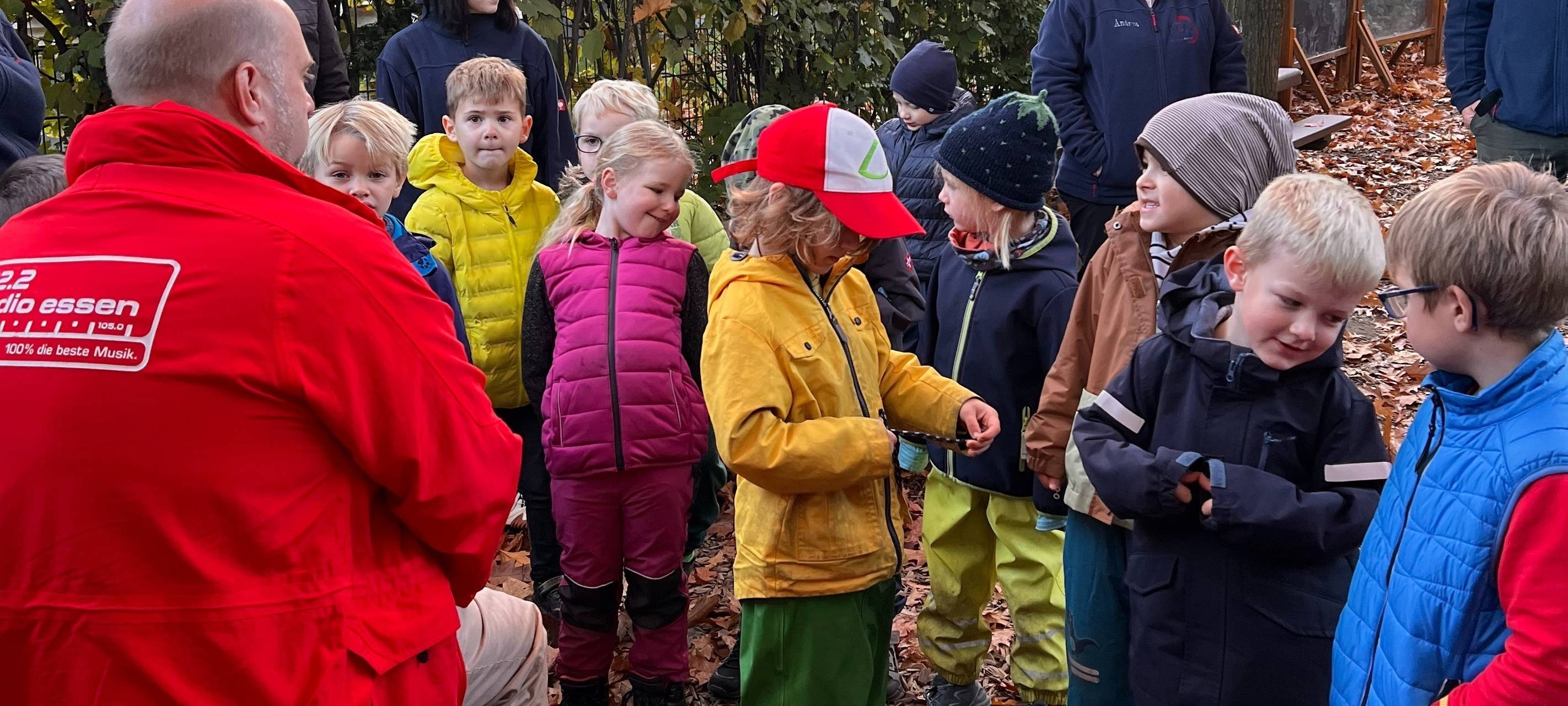 Radio Essen-Verkehrssicherheitsaktion: Wir kommen mit unserem Elch Emil zu Euch