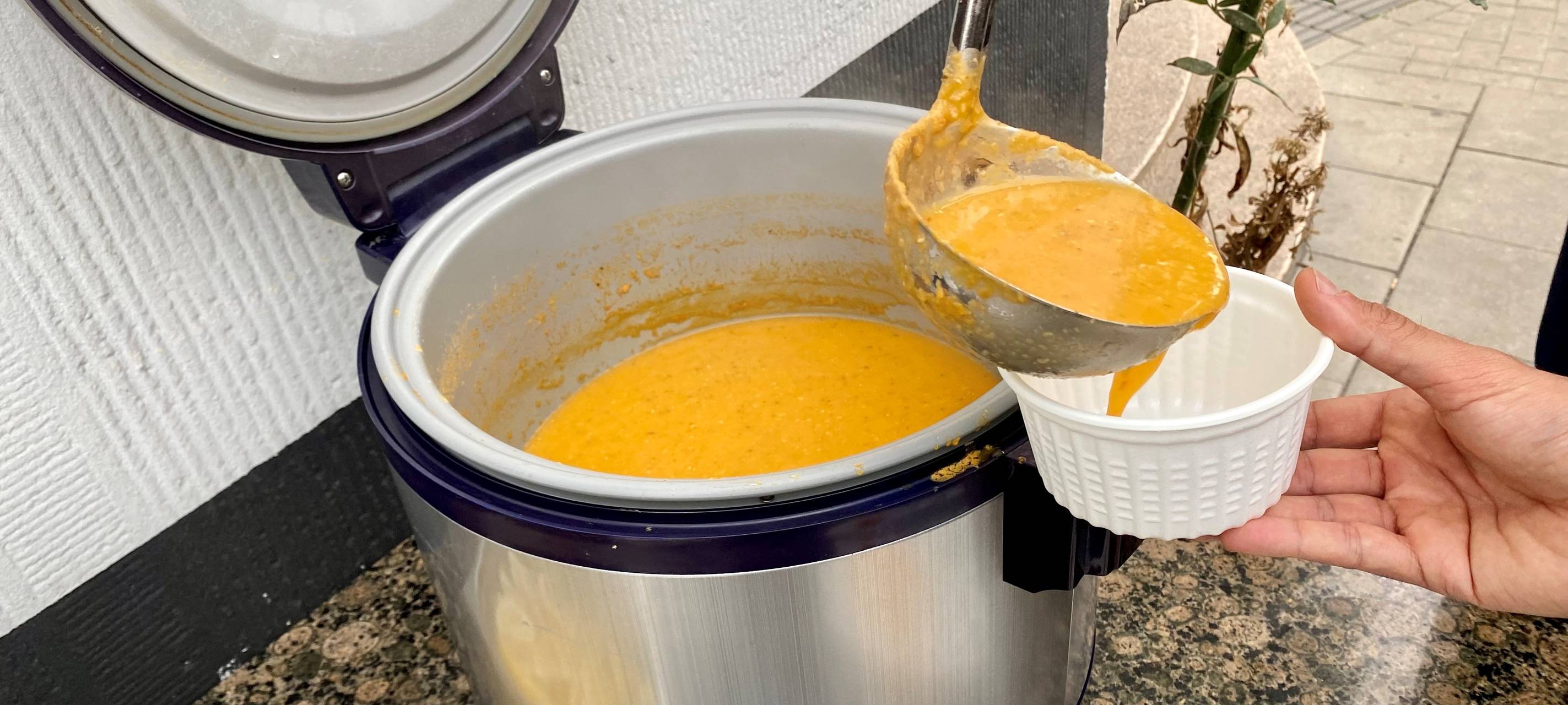 Kostenloses Mittagessen für Menschen in Essen