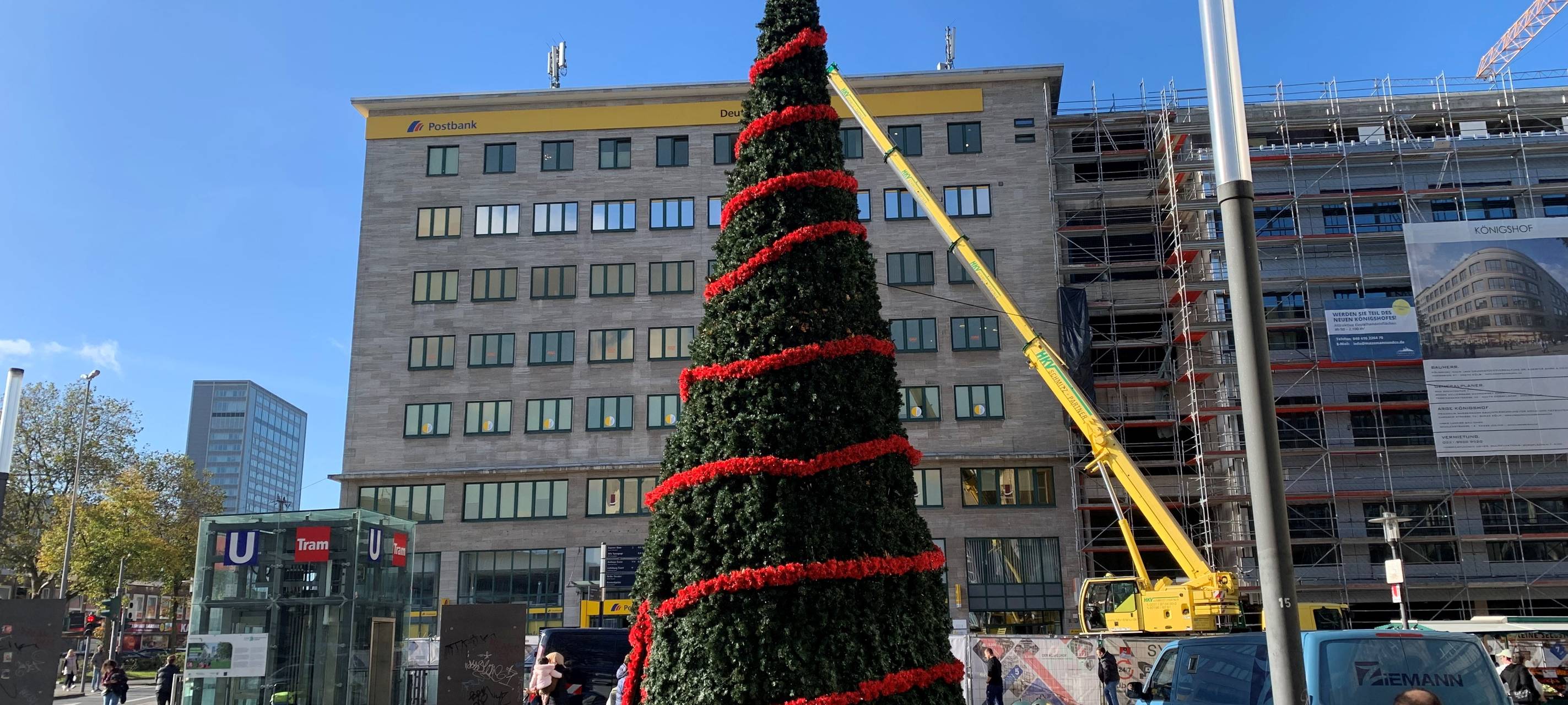 Weihnachtsmarkt in der Innenstadt Essen beginnt