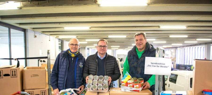 Stadt Essen sammelt Hilfsgüter für Riwne in der Ukraine