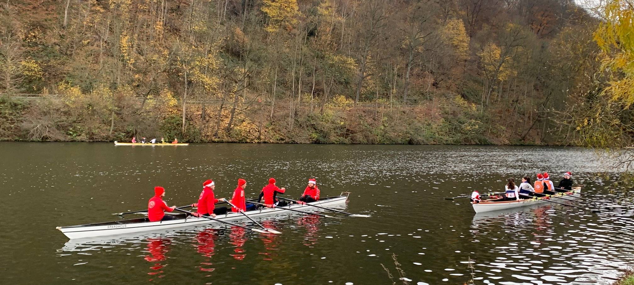 Weihnachtliche Ruderregatta in Essen