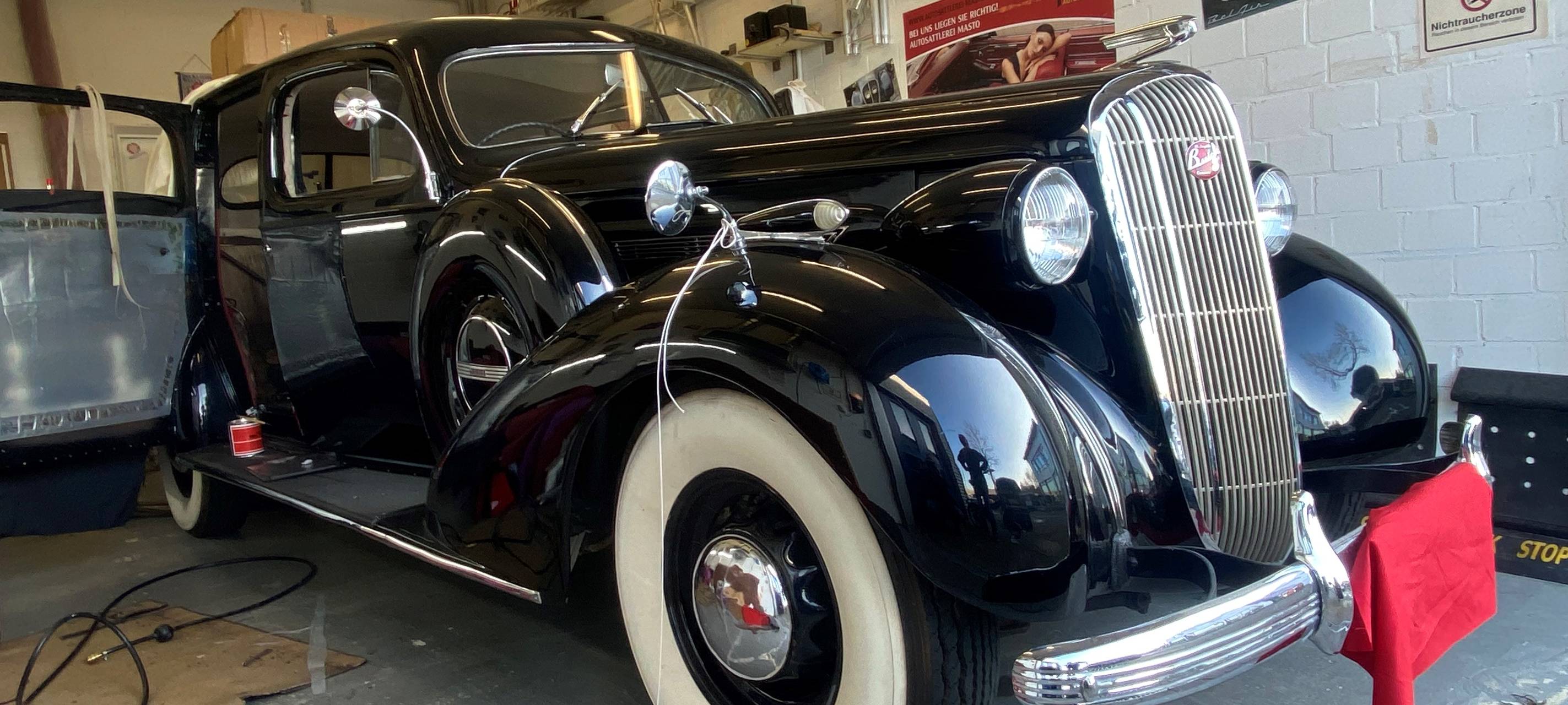 Restauration in Essen: Königlicher Oldtimer bekommt neuen Glanz