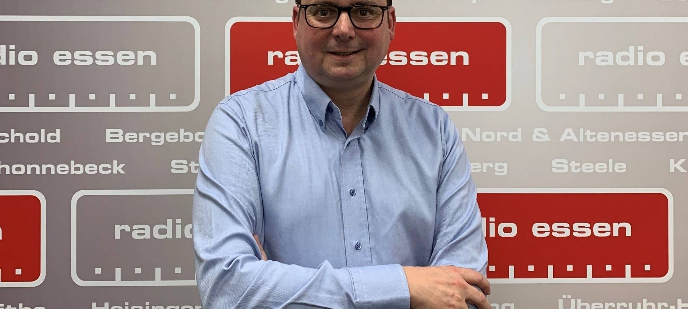 Der Oberbürgermeister von Essen, Thomas Kufen, zu Gast im Podcast "Essen im Ohr" bei Radio Essen.