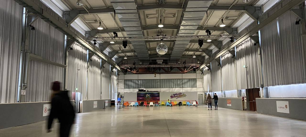 Rollschuhbahn in Essen eröffnet statt Eisbahn