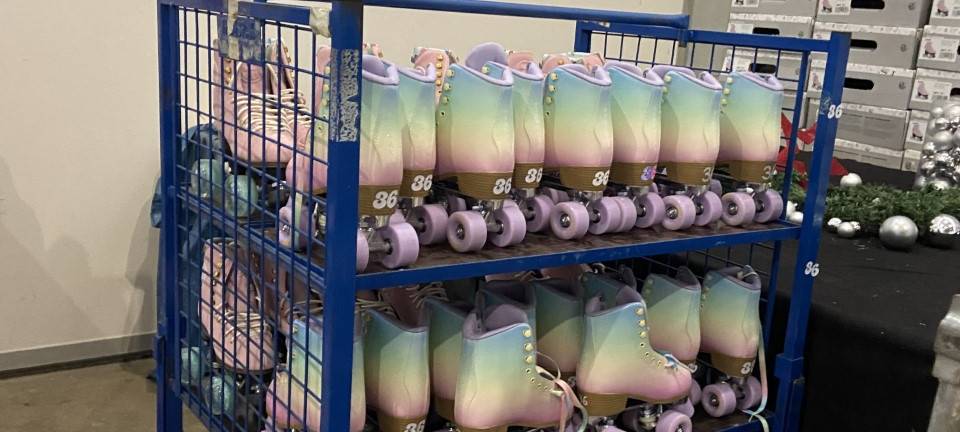 Rollschuhbahn in Essen eröffnet statt Eisbahn