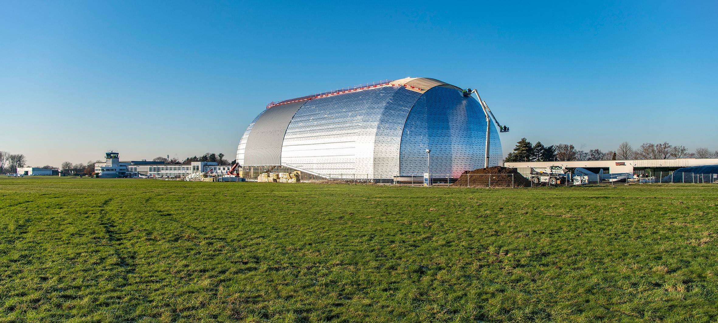 Essen: Neue Halle für Luftschiff Theo fast fertig