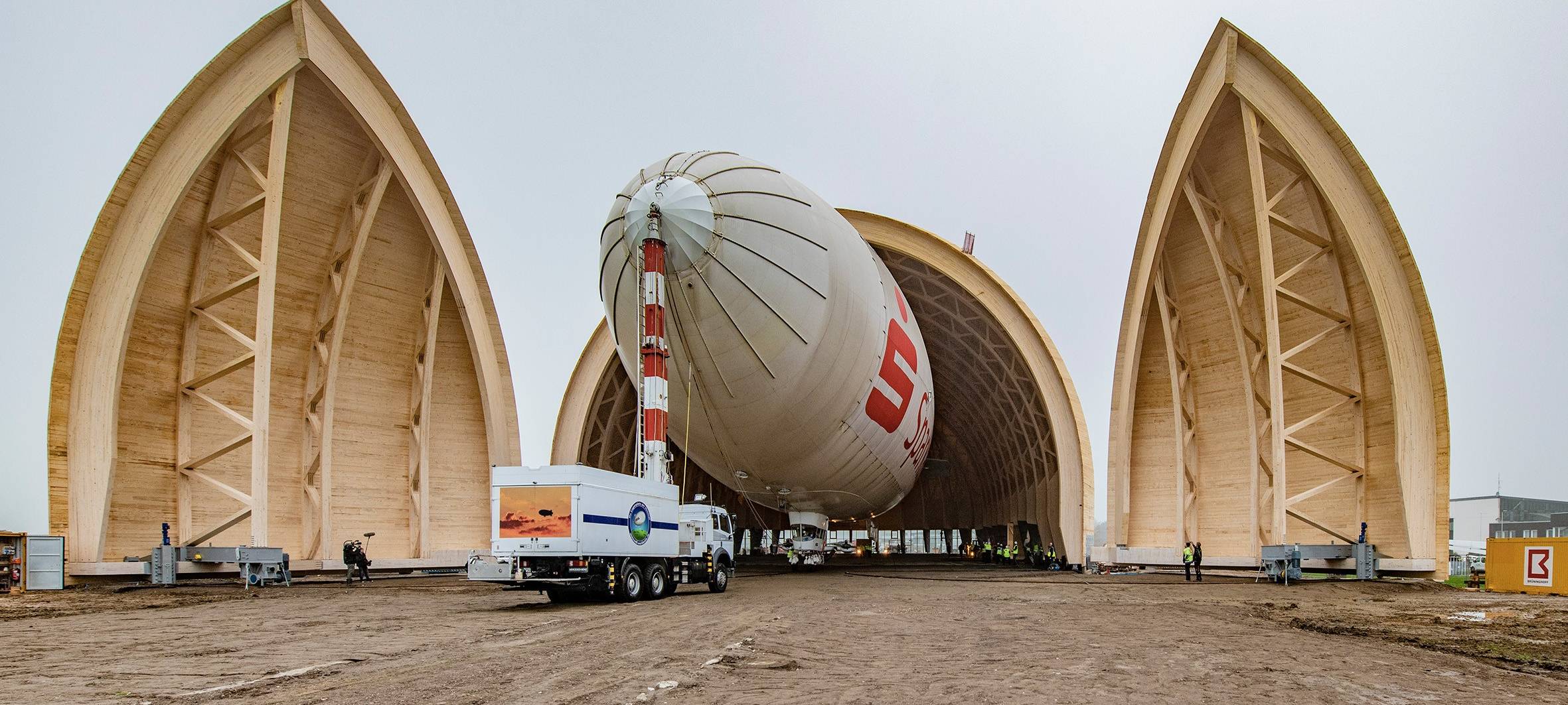 Essen: Neue Halle für Luftschiff Theo fast fertig