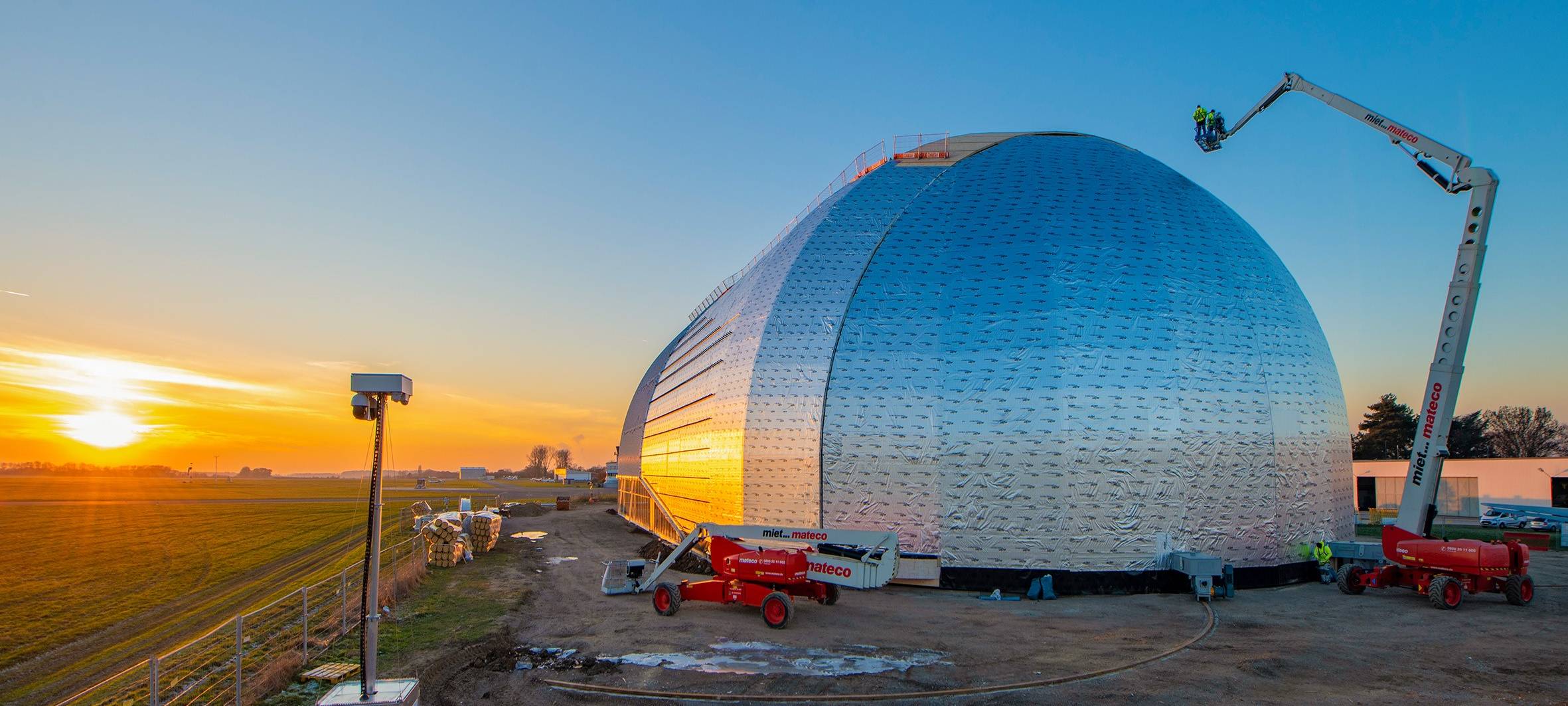 Essen: Neue Halle für Luftschiff Theo fast fertig