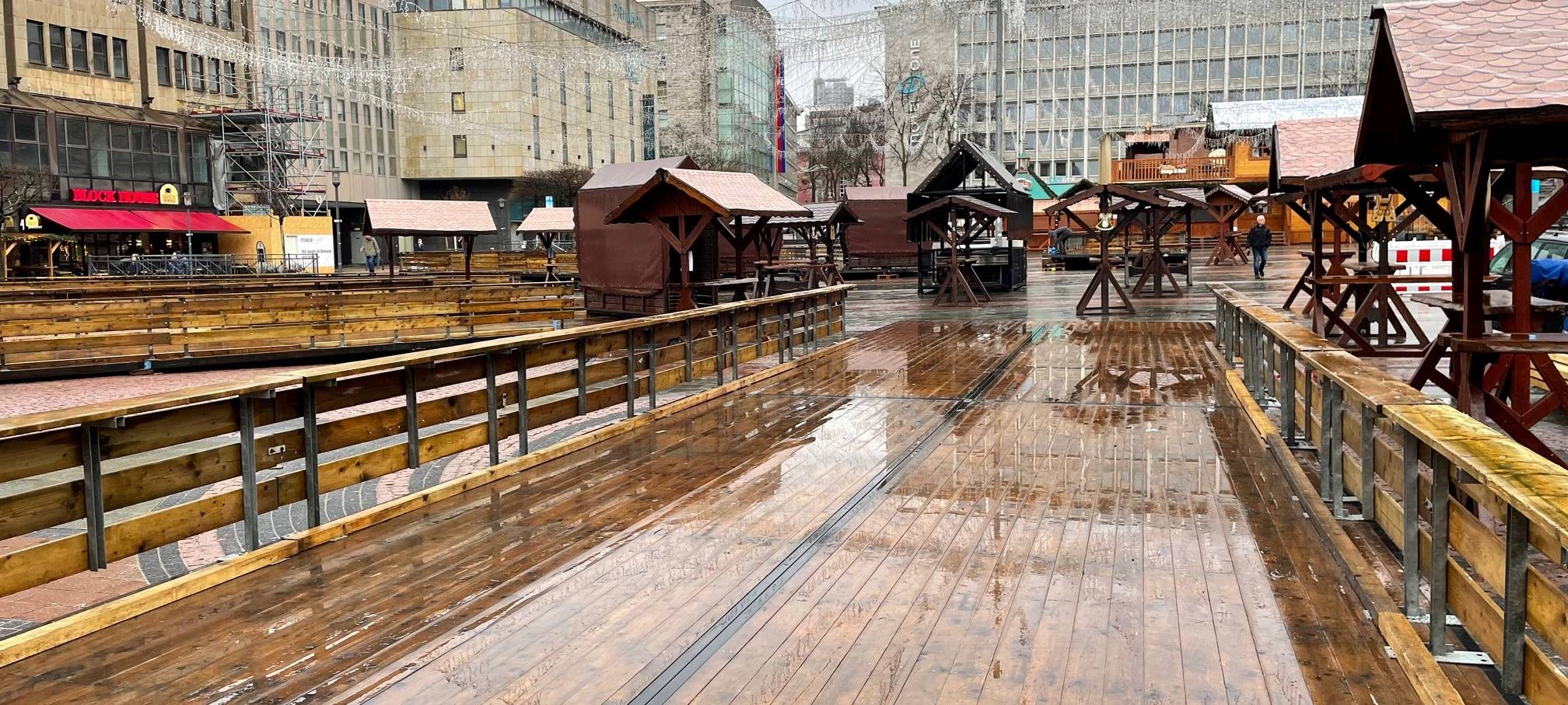 Aufbau für "Essen ohne Ice" gestartet