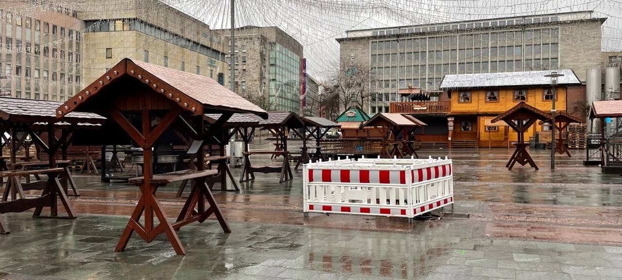 Aufbau für "Essen ohne Ice" gestartet