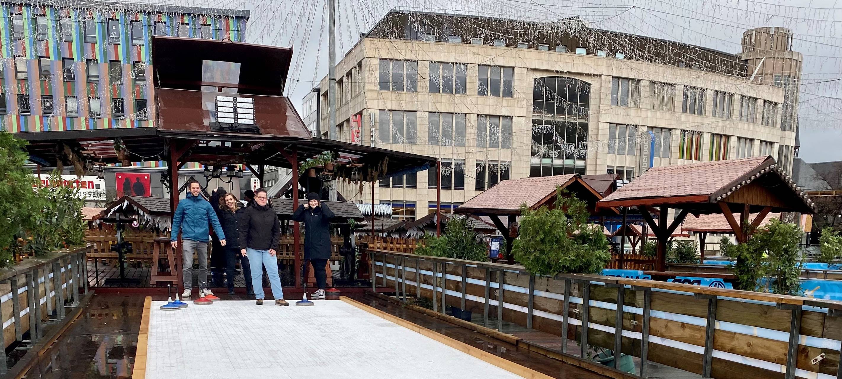 Essen ohne Eis in der Innenstadt fängt an