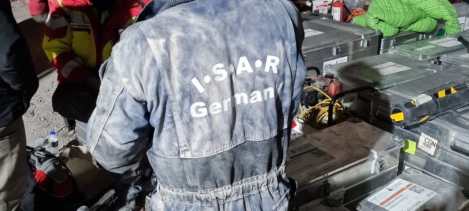 Erdbebenhilfe I.S.A.R. Germany in Türkei