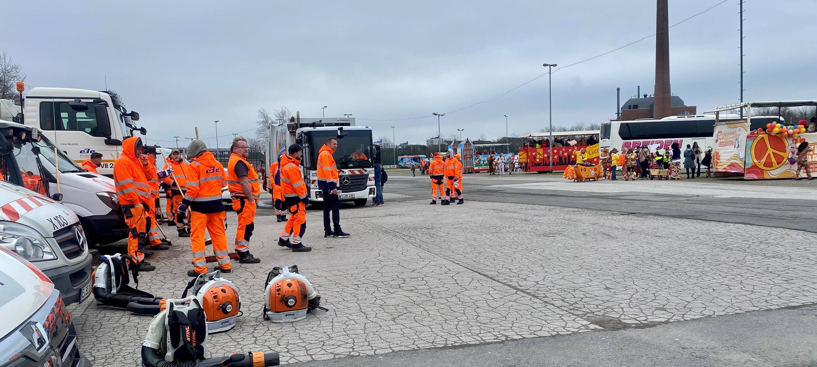 Die EBE haben an diesen Tagen eine Menge zutun