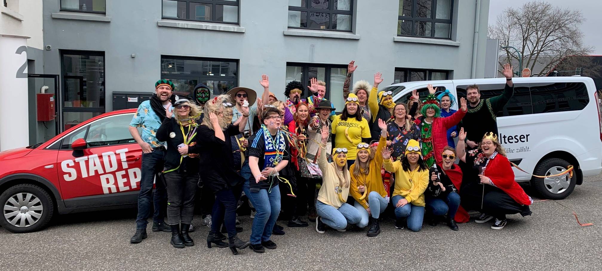 Der Kamelle-Express bei den Maltesern im Westviertel