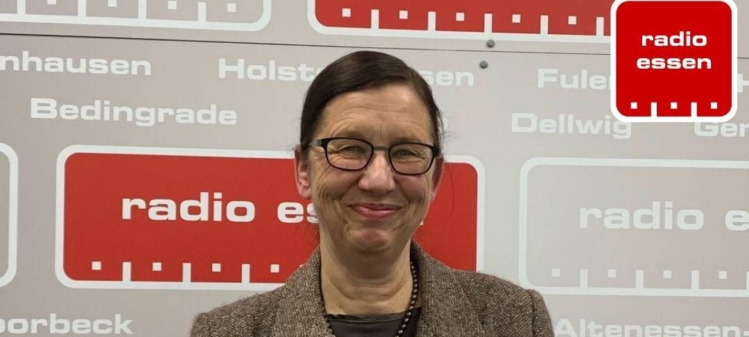 Folge 76: Unirektorin Prof. Dr. Barbara Albert bei "Essen im Ohr"
