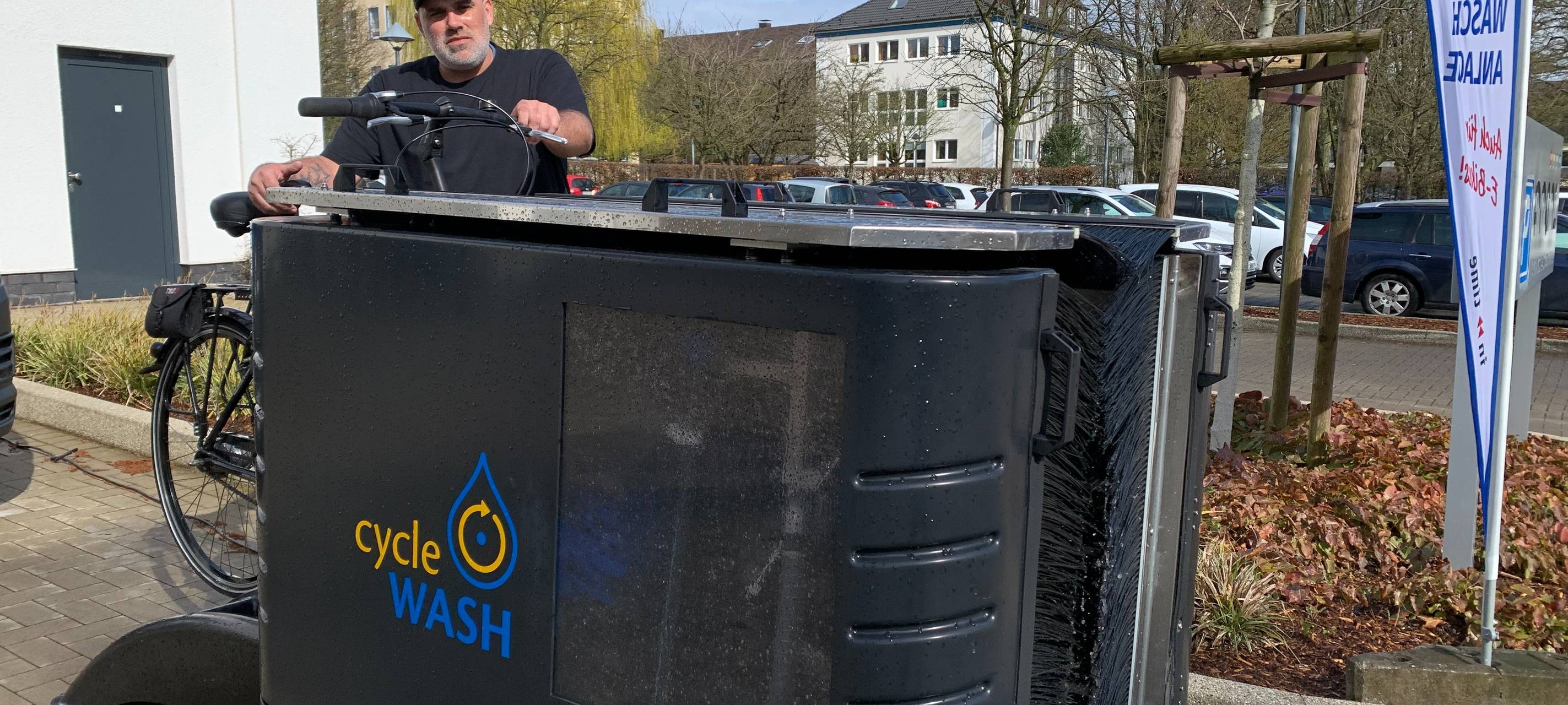 fahrrad-waschanlage-waschstrasse-radio-essen-huttrop-franz-sales-haus