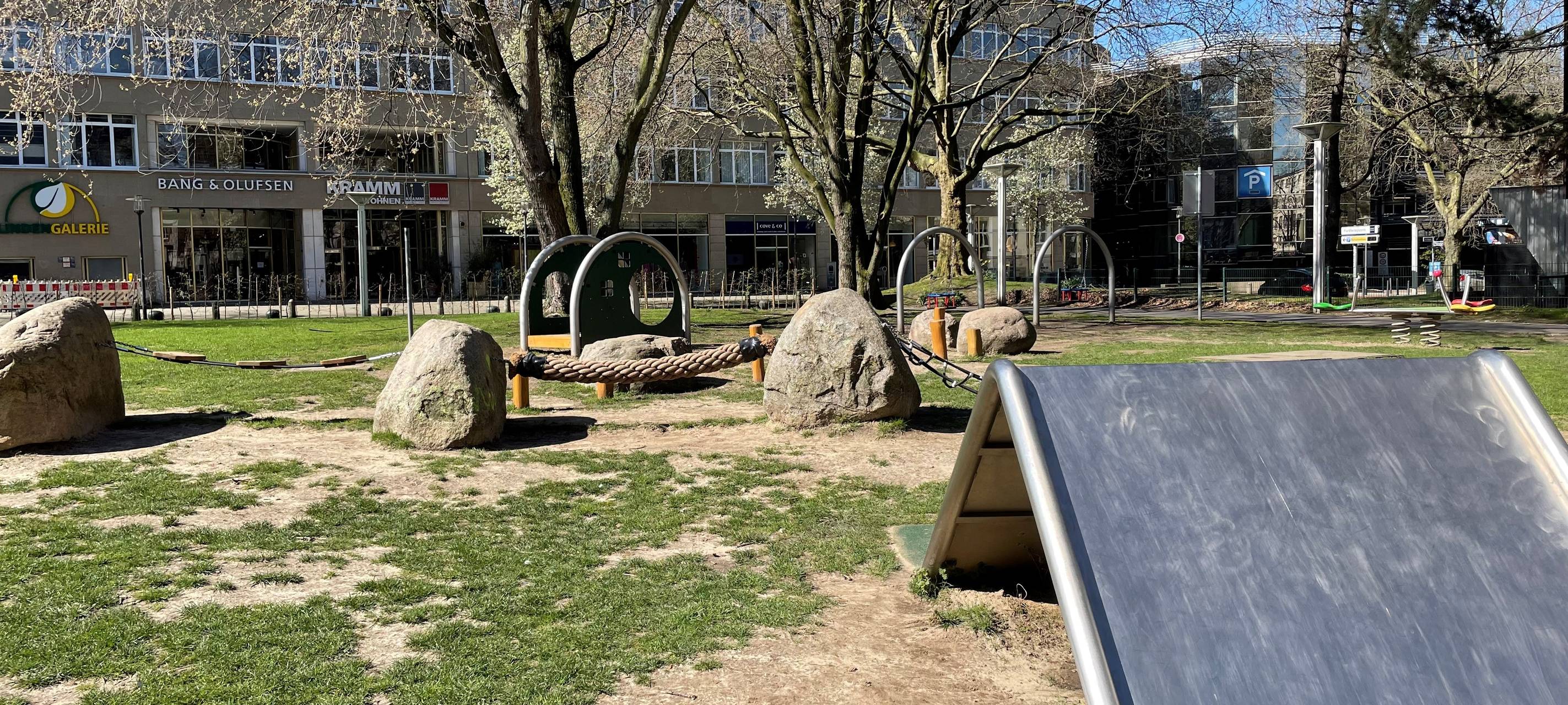 Spielplätze in Essen haben neue Spielgeräte