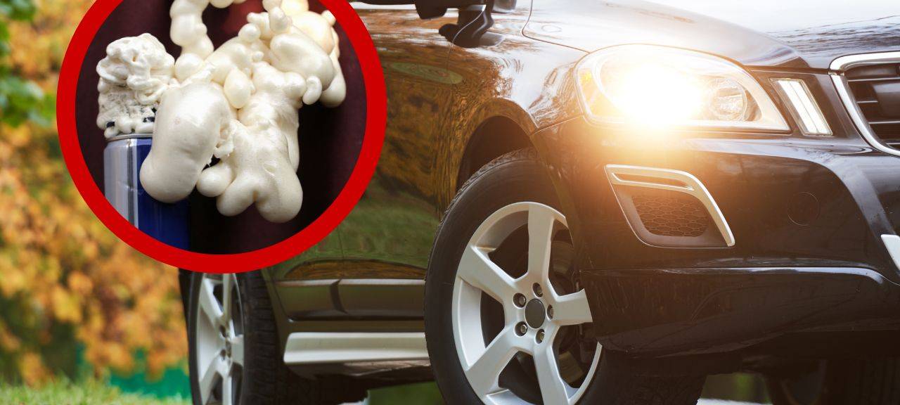 Auto in Essen mit Bauschaum abgedichtet - Polizei steht vor Rätsel