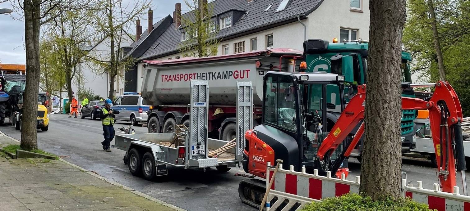 Bombenentschärfung in Essen Sand-Anlieferung