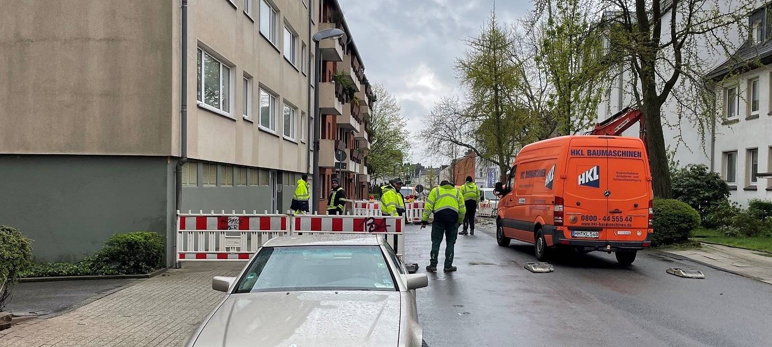 Bomben-Fundort Essen-Bergerhausen