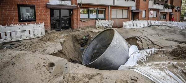 Viele Schäden nach Bombensprengung in Essen
